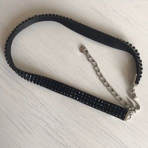 Swarovski Black crystal choker/necklace